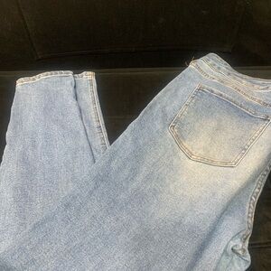 Light Wash Straight-Leg Jeans — High-Rise Women's Denim
